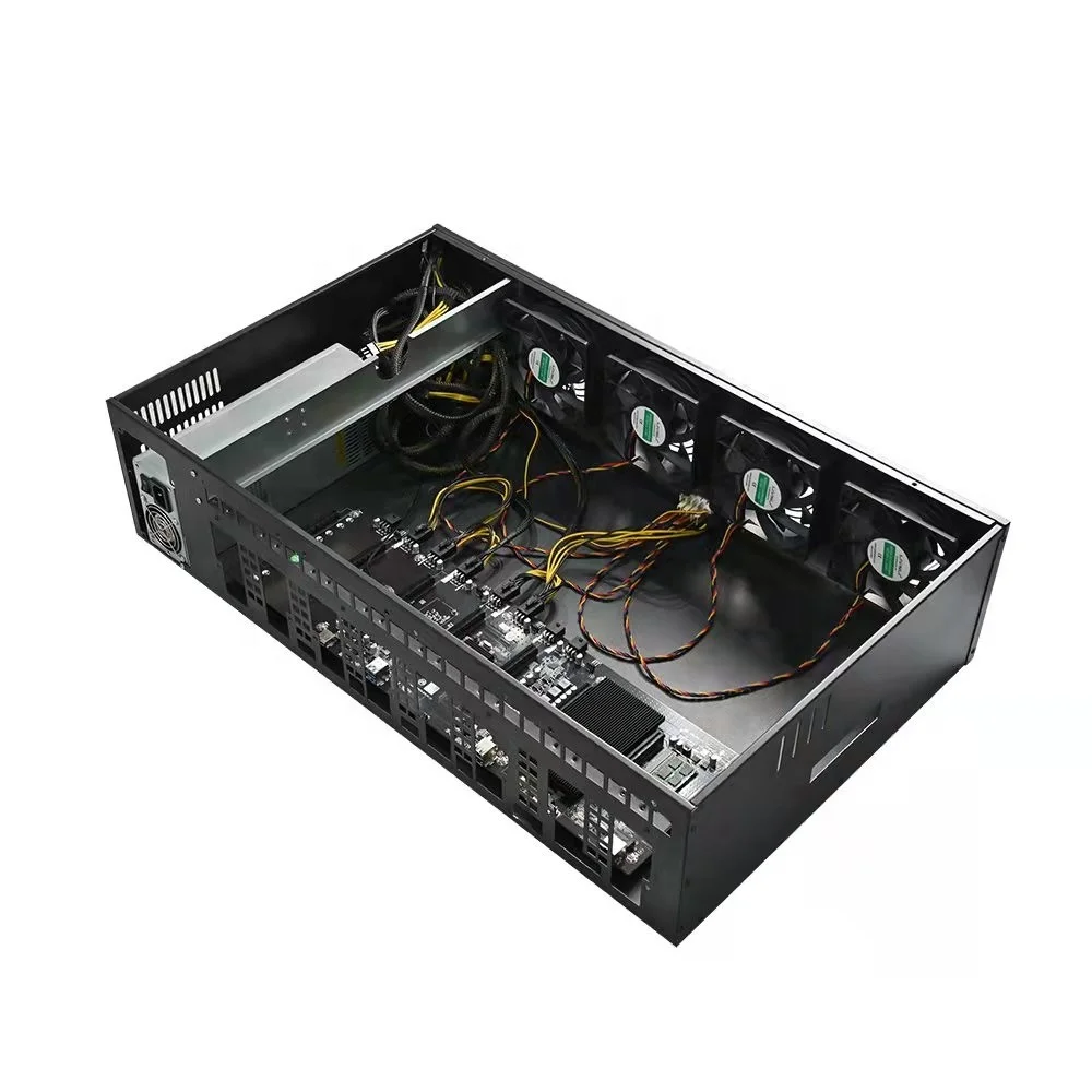 Корпус для графической платы B75 65 мм 8 GPU материнская плата B85 PC графические карты 2U 4U корпус сервера 4 + вентилятора