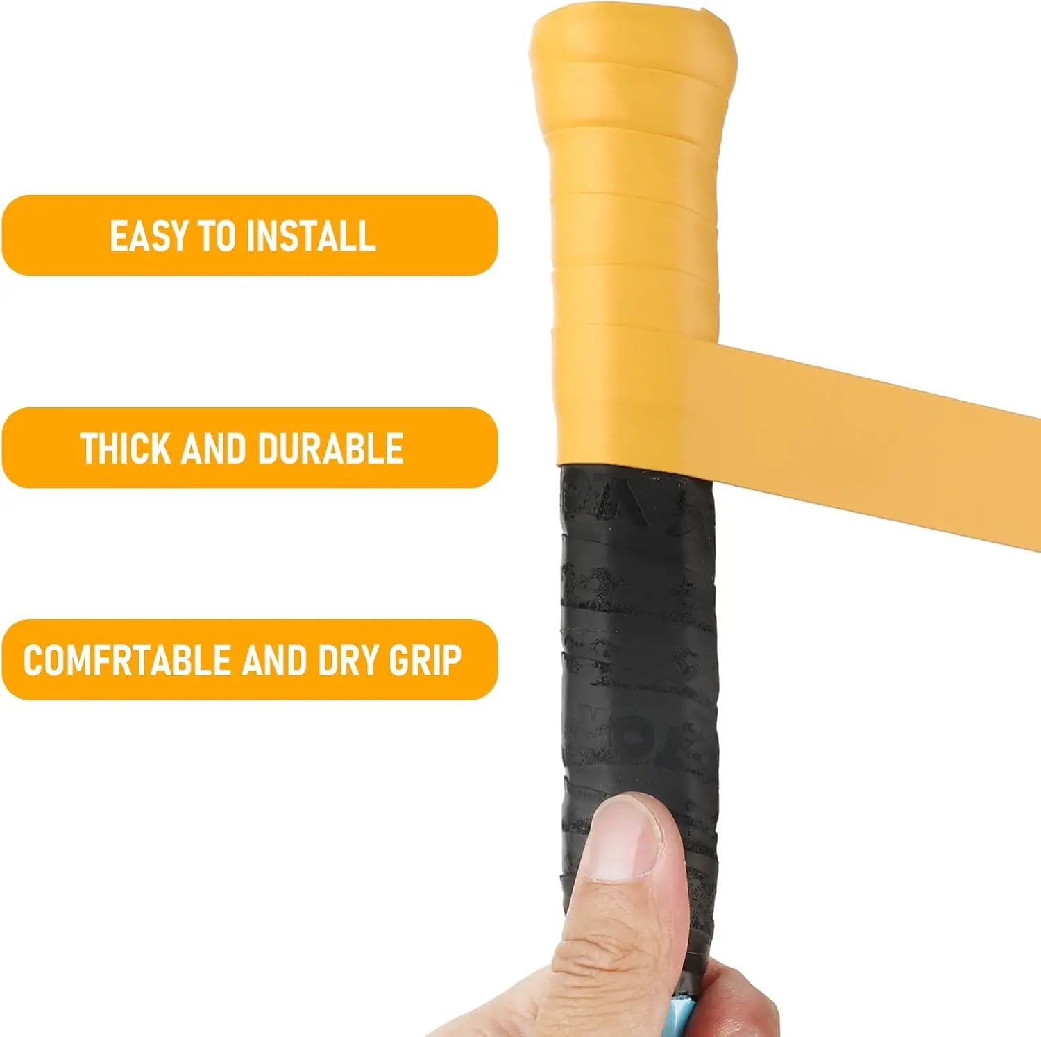 Super Sticky Tennis Rackets Badminton Accessories Non-Slip and Breathable Grip Tape