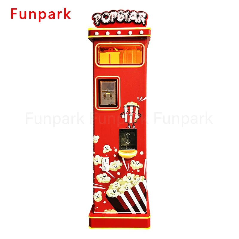 Funpark Popular Design Fast Food Vending Machines Automatic Popcorn Machine Coin Operated Games