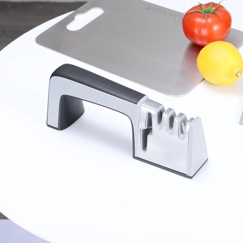 
Wholesale Profession Custom 3 Stages Kitchen Blade Knife Sharpener 