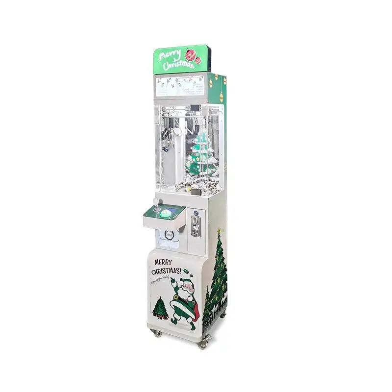 Christmas Factory Price Coin Operated Mini Claw Machine Plastic Doll Arcade Mini Crane Machine Claw Machine for Sale