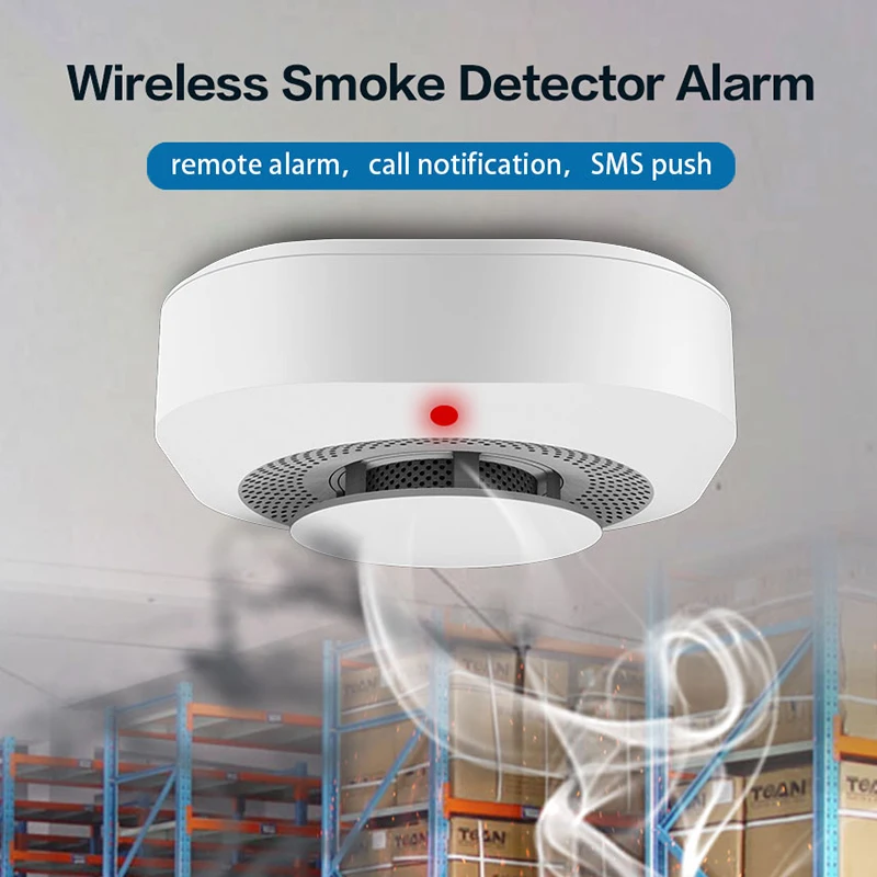 
Smoke and Carbon Monoxide Detector Powered Alarm Battery Smoke Detector Fire Alarm 