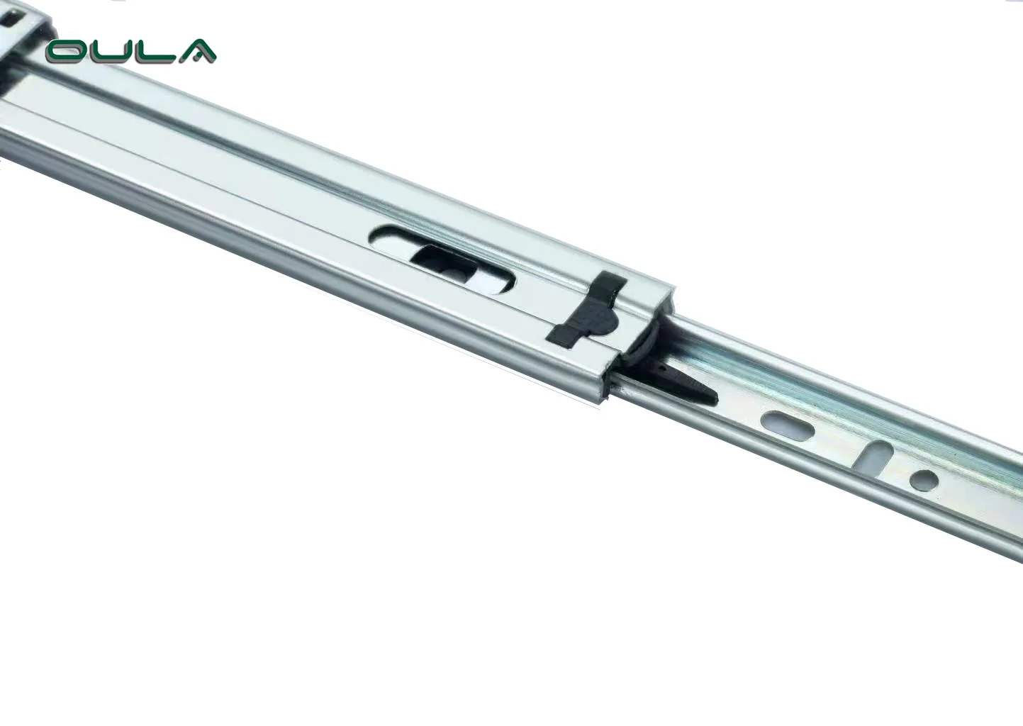 Modern 35mm Steel Plastic 3-Fold Drawer Slide Kitchen Bathroom Hotel Hospital Use Cabinets Tables Furniture 45mm Home Outdoor