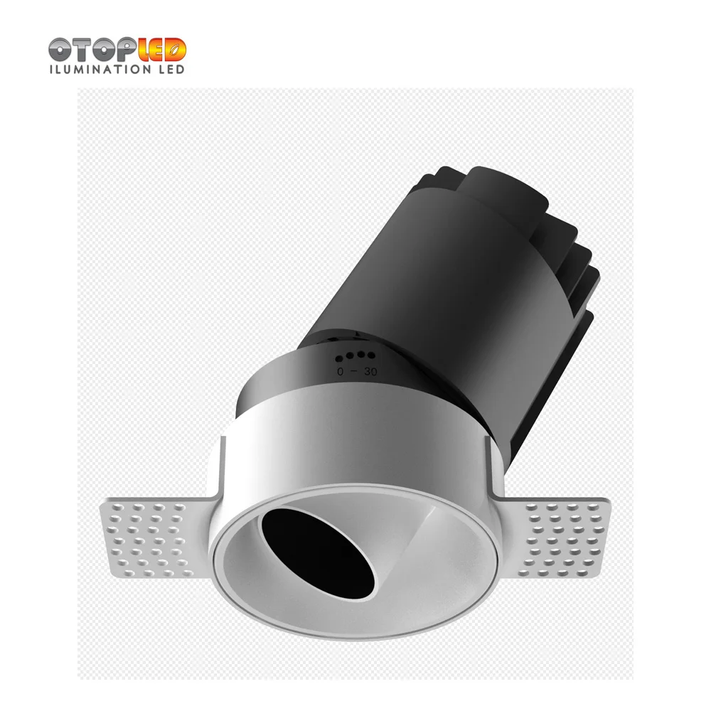12W adjustable trimless led downlight solution  modern downlight