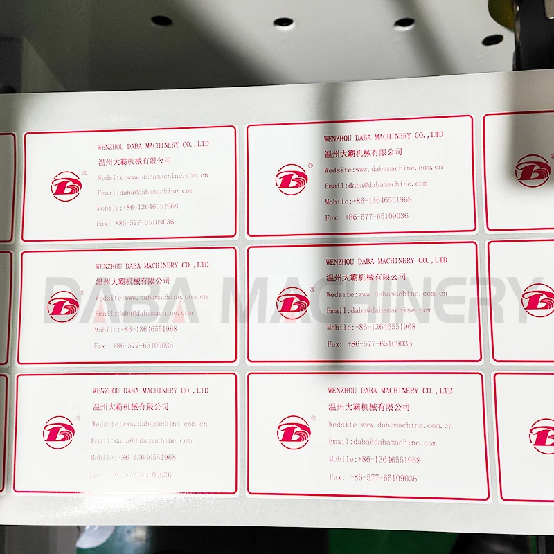 rotary In Molding Label roll to sheet die cutting machine