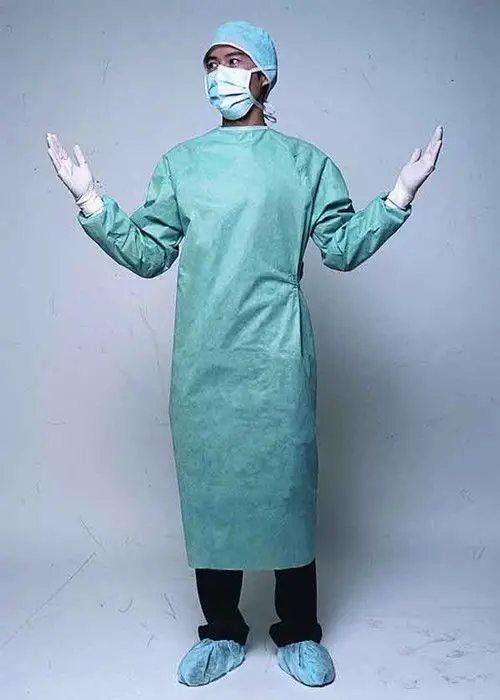 Disposable Level 1/2/3/4 Dental Hospital Operation Gown Patient Protective Nonwoven PP Reinforced SMS Isolation Medical Surgical