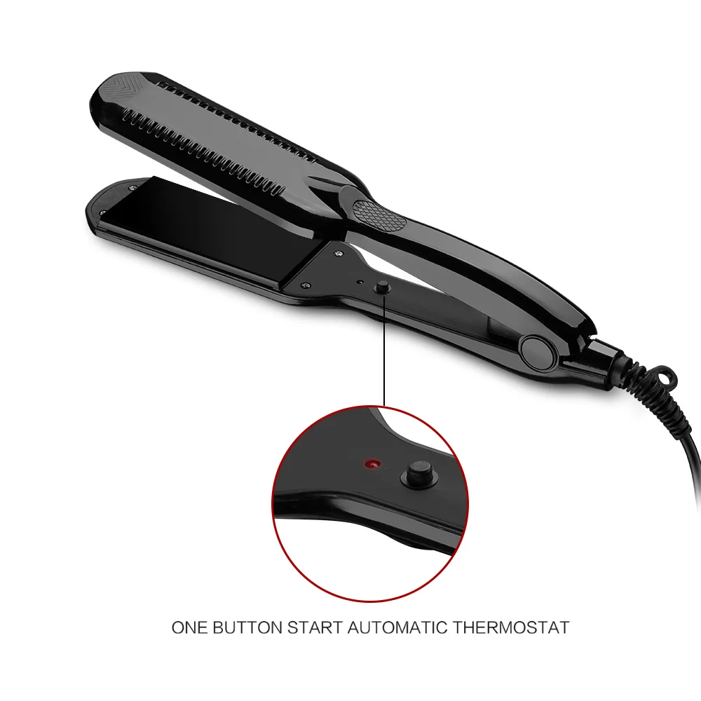 Hair Straightener Four-gear Temperature Adjustment Ceramic Tourmaline Ionic Flat Iron Widen Panel Professional Styling Tool