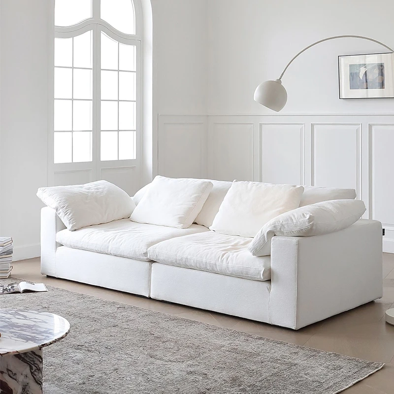 WESOME Italian 4+1 Seater Luxury American Corner Modular Sectional Sofa Set Furniture Couch For Living Room