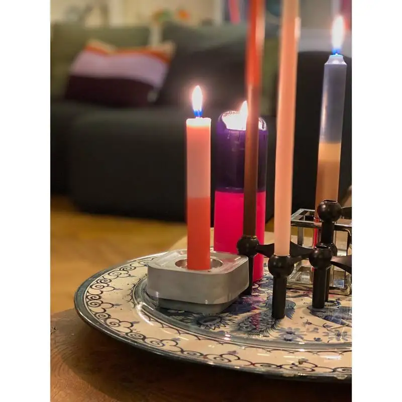 Luxury Scented Candles for home decoration twisted pillar candle