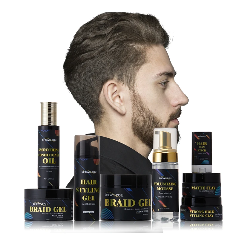 Oem Private Label Factory Custom Matte Finished Strong Hold Paste Water Based Fashion Hair Styling Mud Hair Clay