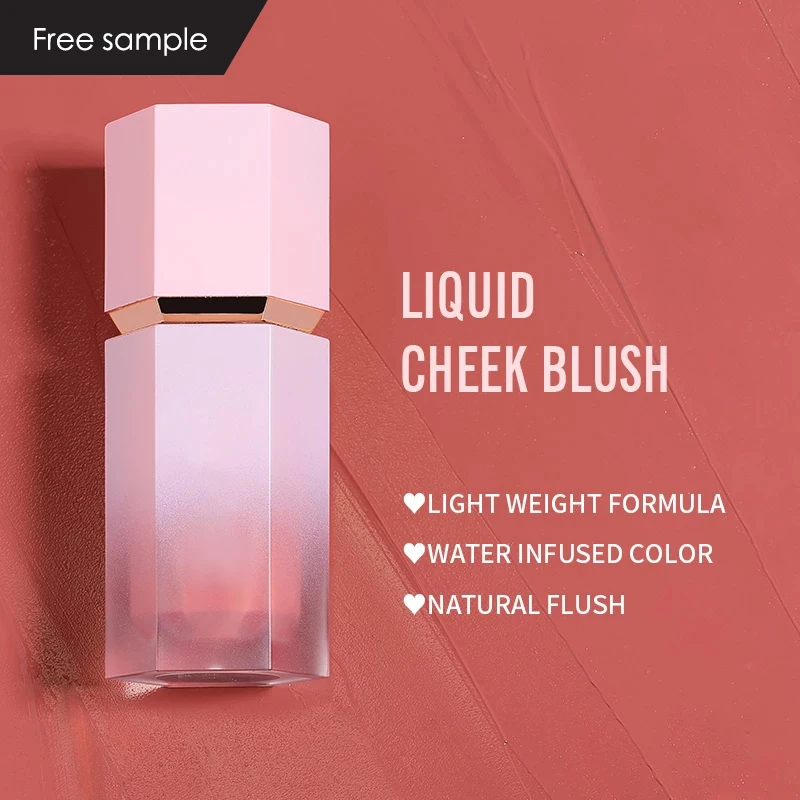 CC4379 High Quality Natural Customize Palette Blush Packaging Private Label Cosmetic Makeup Blusher