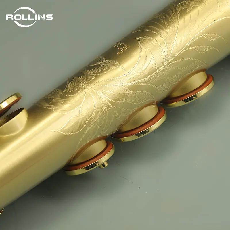 Saxophone High Grade Straight Phosphor Copper Body Gold Lacquer Keys KSS-C2 Soprano Saxophone