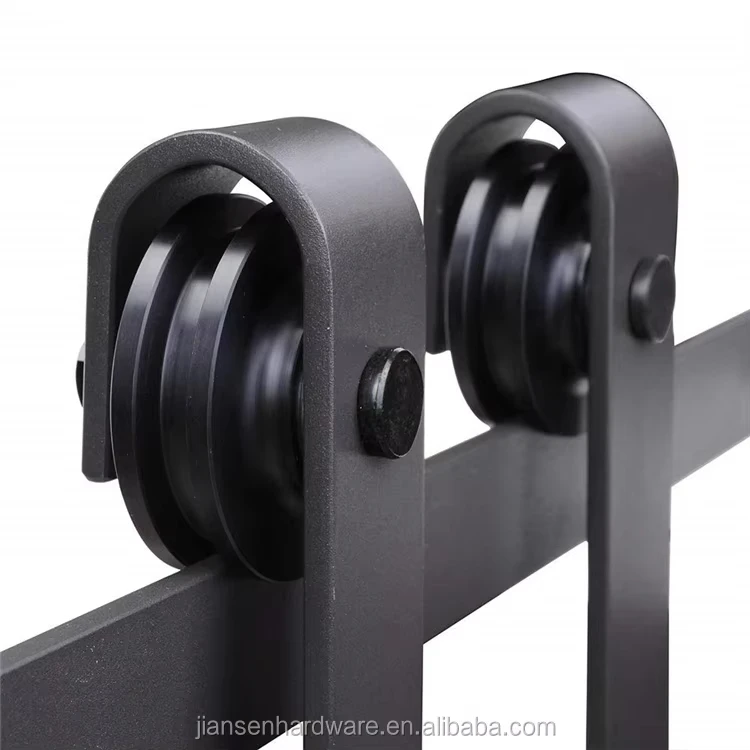 American Style Barn Door Rail sliding Wooden Door Hardware Household Sliding Barn Door Hardware Kits