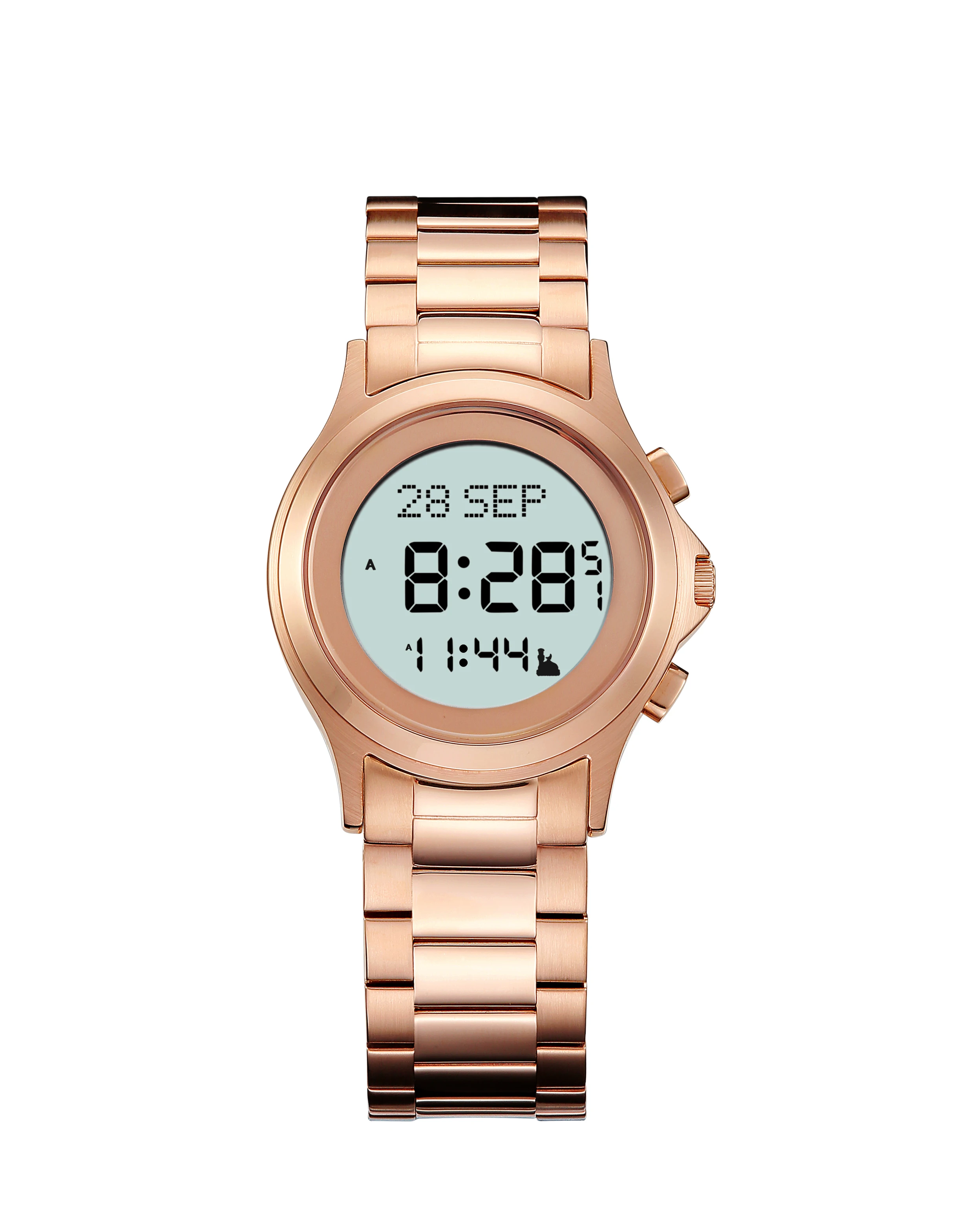 Digital Islamic muslim Azan Wrist Watch with Water Resistant prayer wrist watch,luxury  sport watch