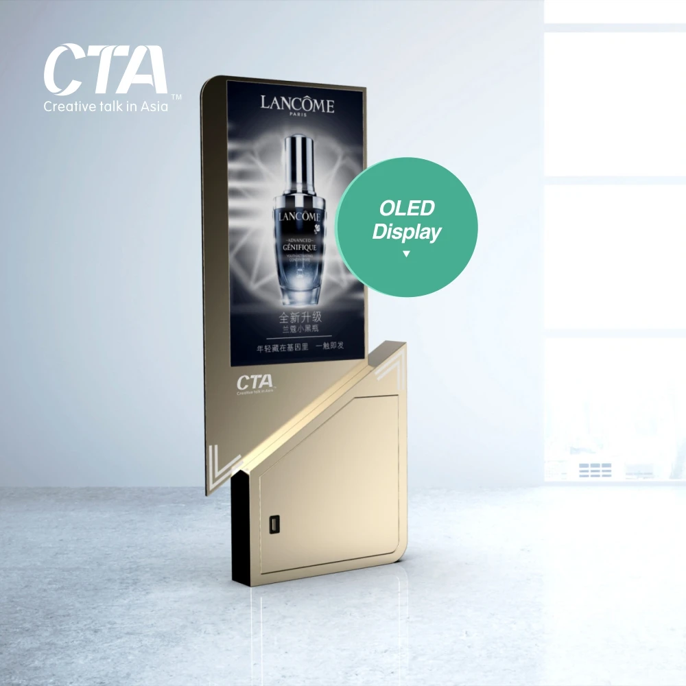 Factory direct sales color 55 inch large oled transparent organic light-emitting display high contrast ratio