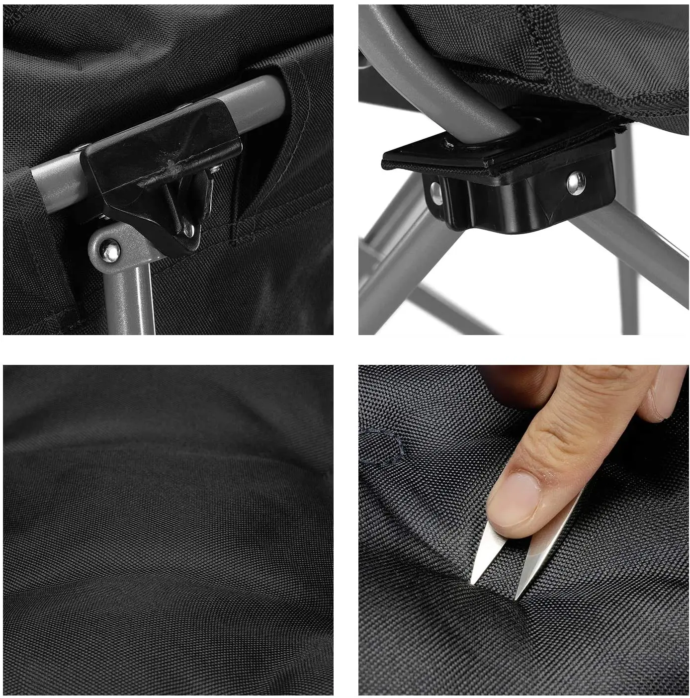 Woqi  2021 Folding Padded Moon Saucer Round Chair  Outdoor Camping Hiking Fishing Camping Chair