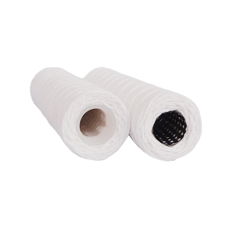 Water Filter Resin Cartridge Industrial Cotton String Wound Filter Cartridge