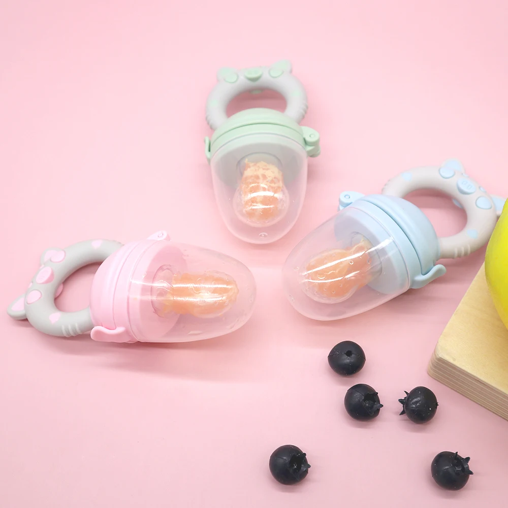Dustproof Bpa Free Baby Silicone Pacifier Baby Feeding New Born Kids Food Trainer Baby Pacifier Clip