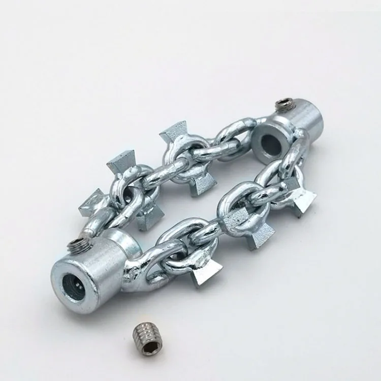 
LEADFEN with carbide-tip drain cleaning cutter DN50mm pipe cleaning knocker 6mm push rotary cable sewer clog remover catcher 