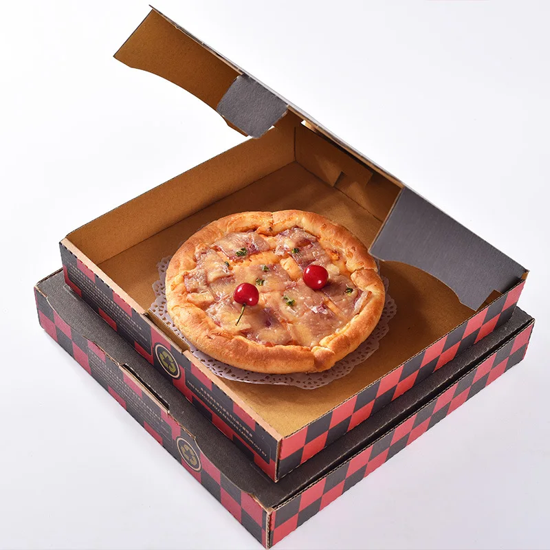 6 7 8 9 10 12 14 16 18 inch design template pink pizza box packaging corrugated pizza box