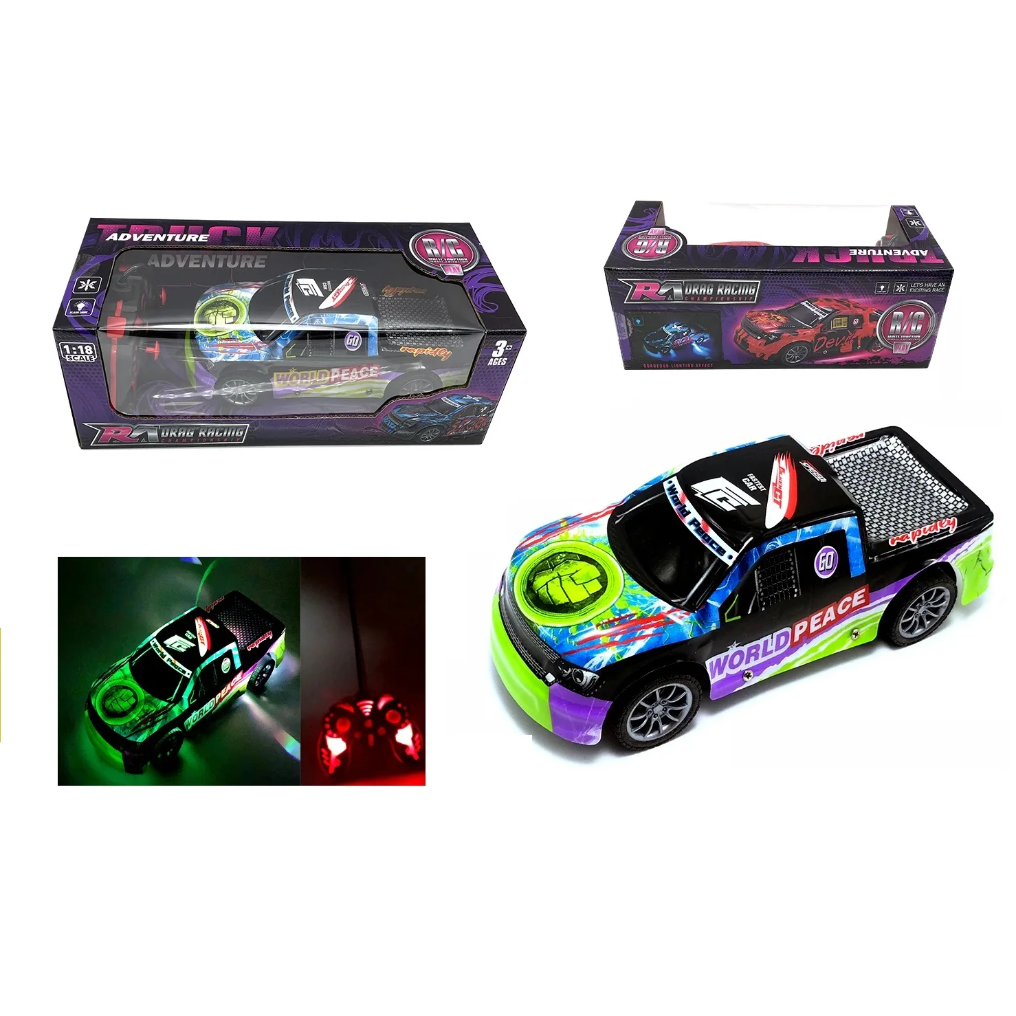 5WD Off-road Remote Control Car Rc Buggy Trucks Suv Pickup With Pvc Environmental Protection Car Shell