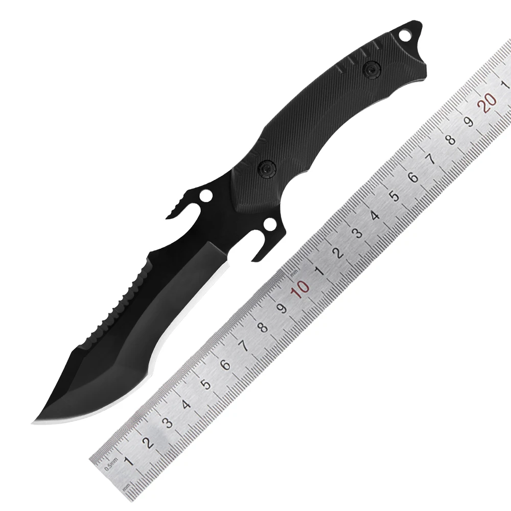 Dispatch Survival Knife Fixed Stainless Steel Blade  Hunting Knife knifes For Camping Outdoor