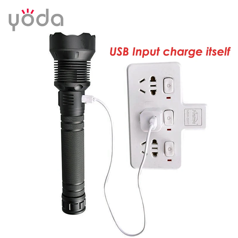  Супер яркий Мощный зуммируемый фонарик на amazon хит продаж usb xhp70 мощный