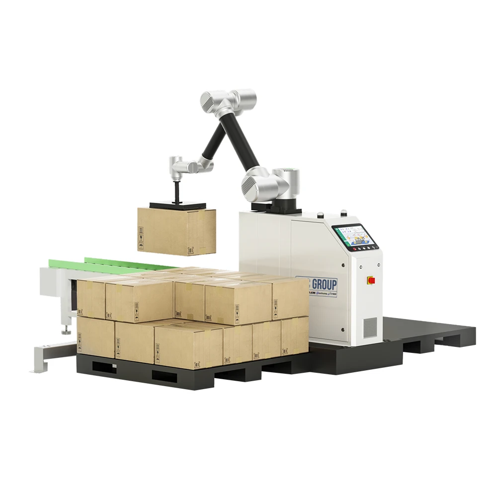New Factory Supply Carton Bottle Bag Palletizing Robot Palletizer Machine System with Core Engine Component