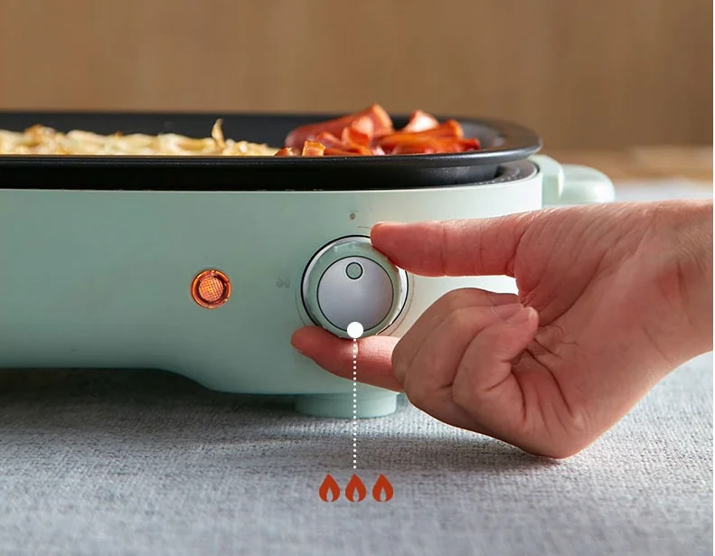 Бытовая многофункциональная электрическая антипригарная сковорода, электрическая сковорода для выпечки для вечеринки