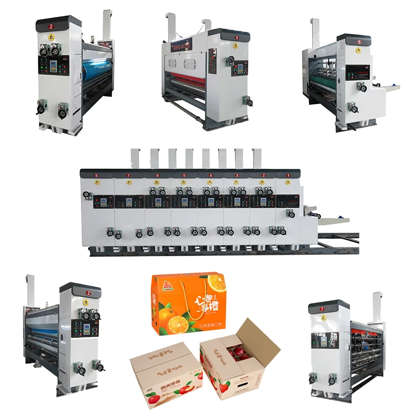 YSF-D Customized Solutions Fruit Box Making Packing Machine Corrugated Carton Box Flexo Printing Slotting Die Cutting Machine