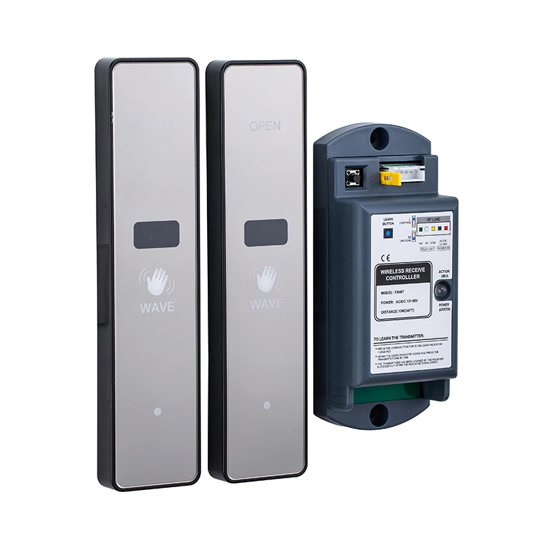 Doortec Automatic Sliding Door Sensor Switch Wireless Touchless Switch for Gate Opening