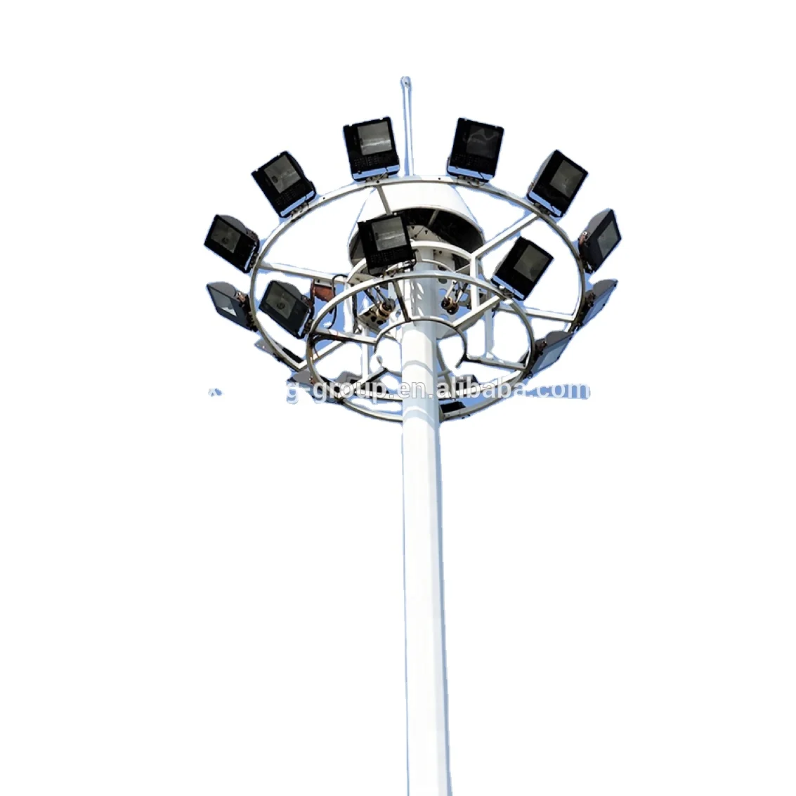 XINTONG park galvanized light pole price telescopic light pole
