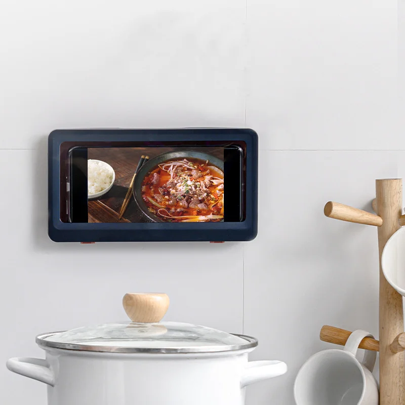 Shower Phone Holder  Wall Mount Case bathroom mobile phone waterproof box