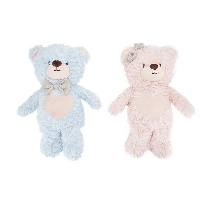 Creative Cute Stuffed Soft Brown Blue Fashion Hot Sale Plush Toy Pink Teddy Bear Carton Doll Girl Gift Hot Sale Plush Toy