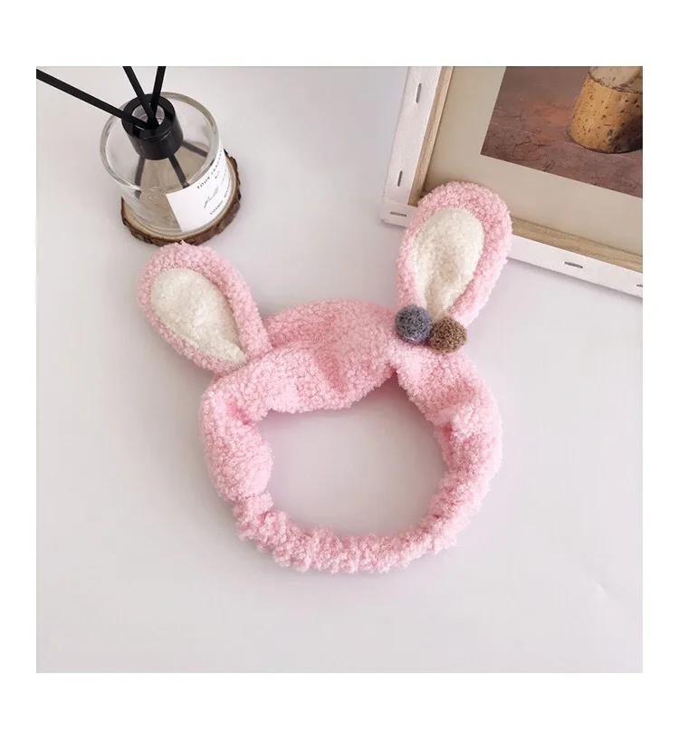 Bunny Ears Headband, Femininity, All-Match Makeup, Face Wash, Headband