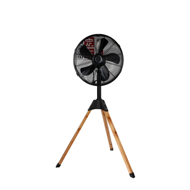 Heavy Dust Copper Motor 16 inch Industrial Stan Fan With wood standing Feet