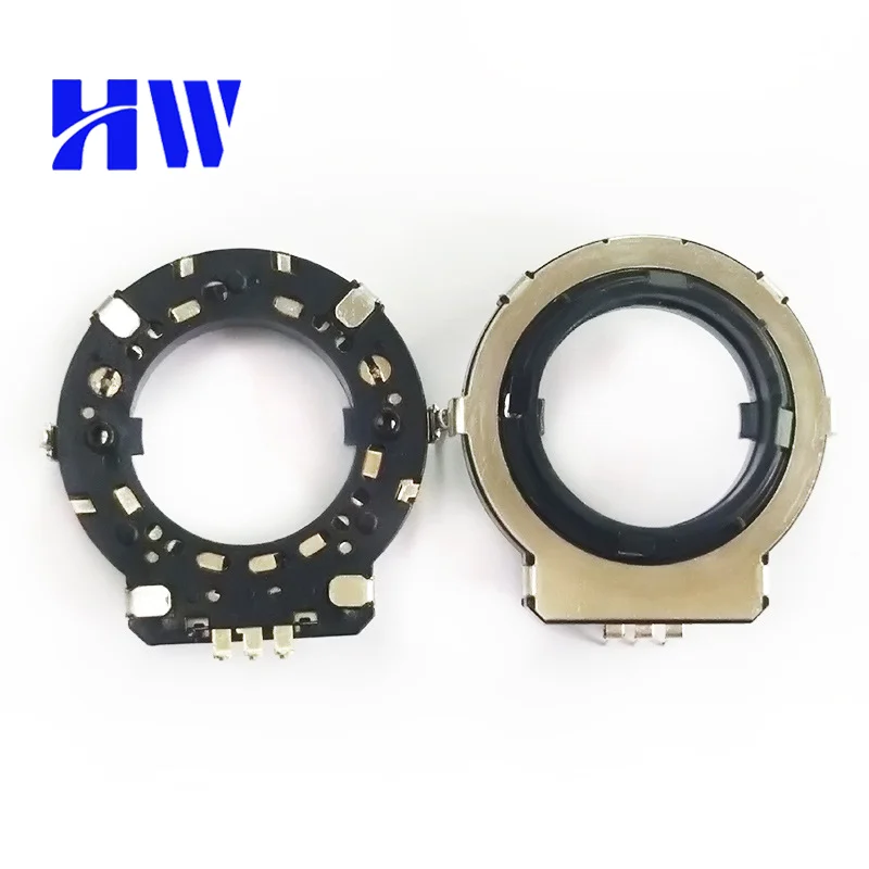 High quality EC30 ultra-thin stable hollow rotary encoder 30mm 16p/16cc car audio encoder switch