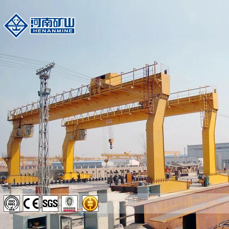 Good quality hot sale high technique cabin control Single Girder L type electric Hoist Rail travelling goliath crane