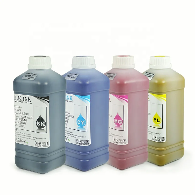  Суперцветные эко-сольвентные чернила Encre Ecosolvent L1800 для струйного принтера Epson L1300 DX5 1390