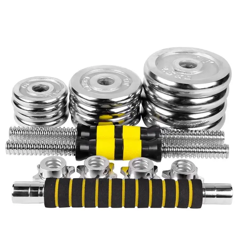 
Home electroplated dumbbell high quality delivery quick exercise physical exercise equipment 