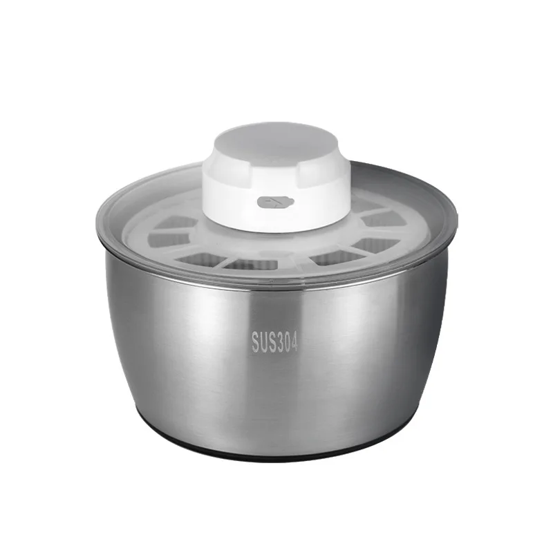 5L stainless steel electric vegetable dehydrator fruit cleaner electric salad spinner