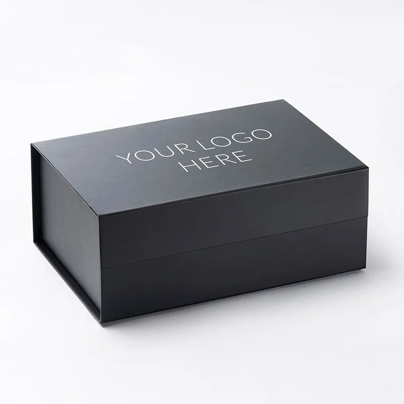 Digital Printing Cardboard Packaging Folding Box Ribbon Closures Wholesale Gift Paper Box