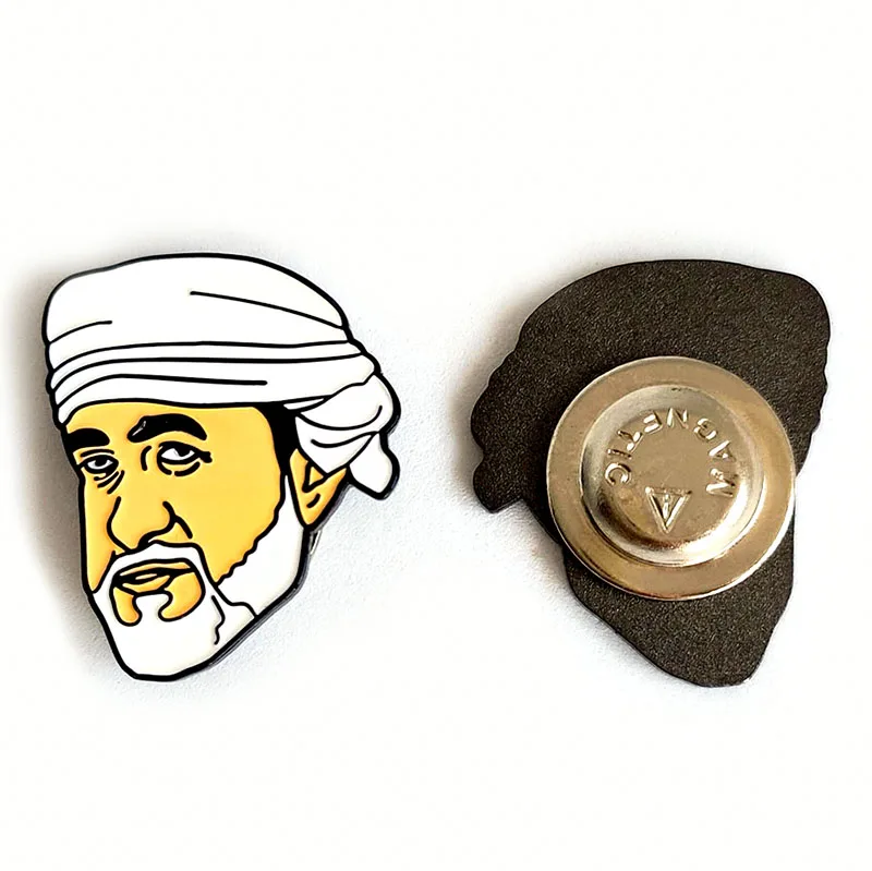 ASNY High-Quality Metal Gifts Souvenirs Custom Engraved Oman Metal People Badges