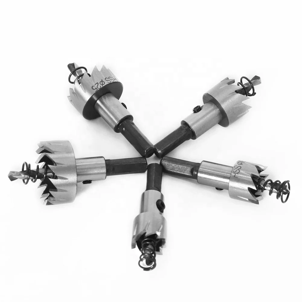 High Speed Steel HSS Drill Hole Saw Cutting Sharp and Durable for Cutting Holes on Metal Aluminum Wood Plastic Sheet