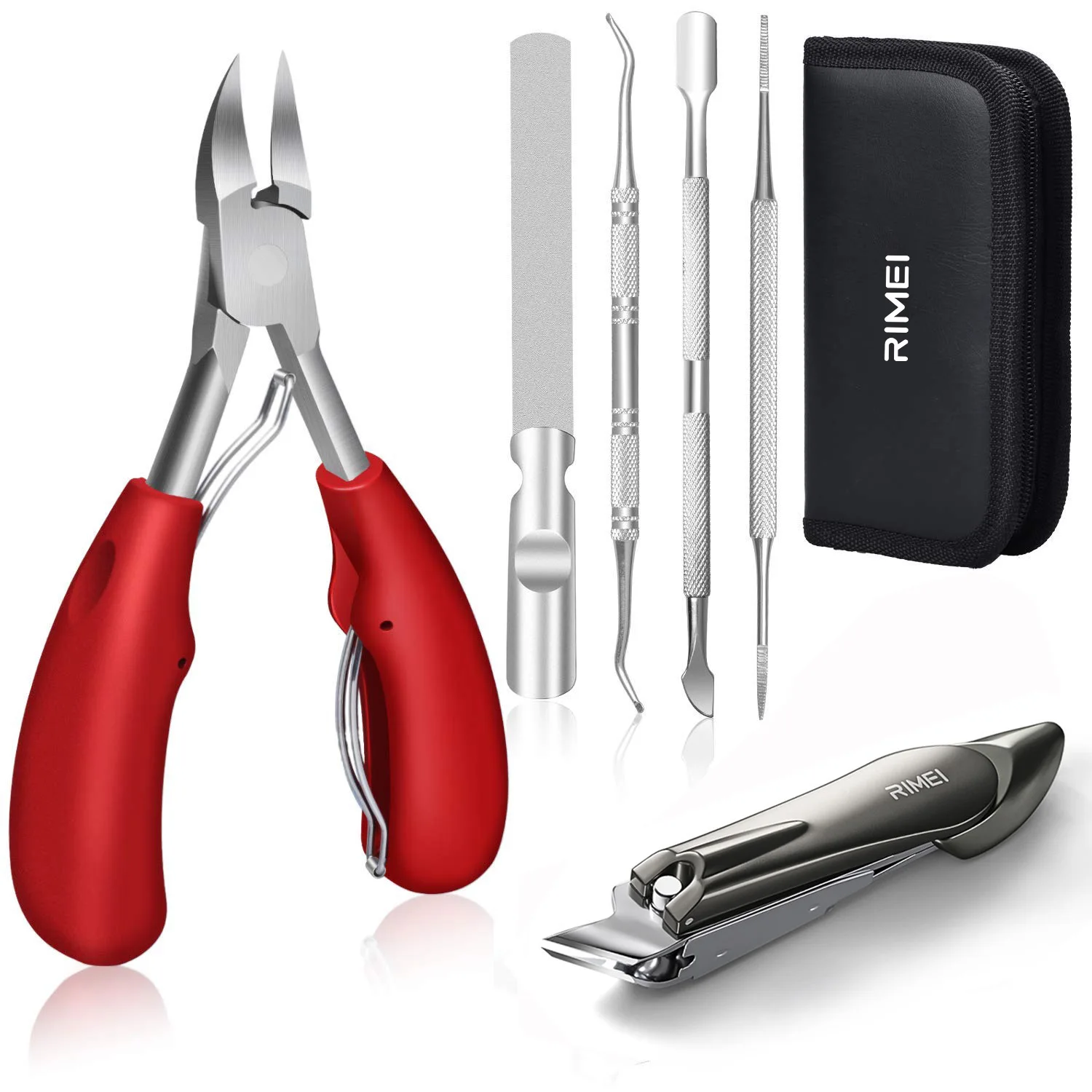 RIMEI Professional Set Pedicure Manicure Nail Care Set 6pcs Personal Care Manicure Pedicure Sets Gifts For Men/women