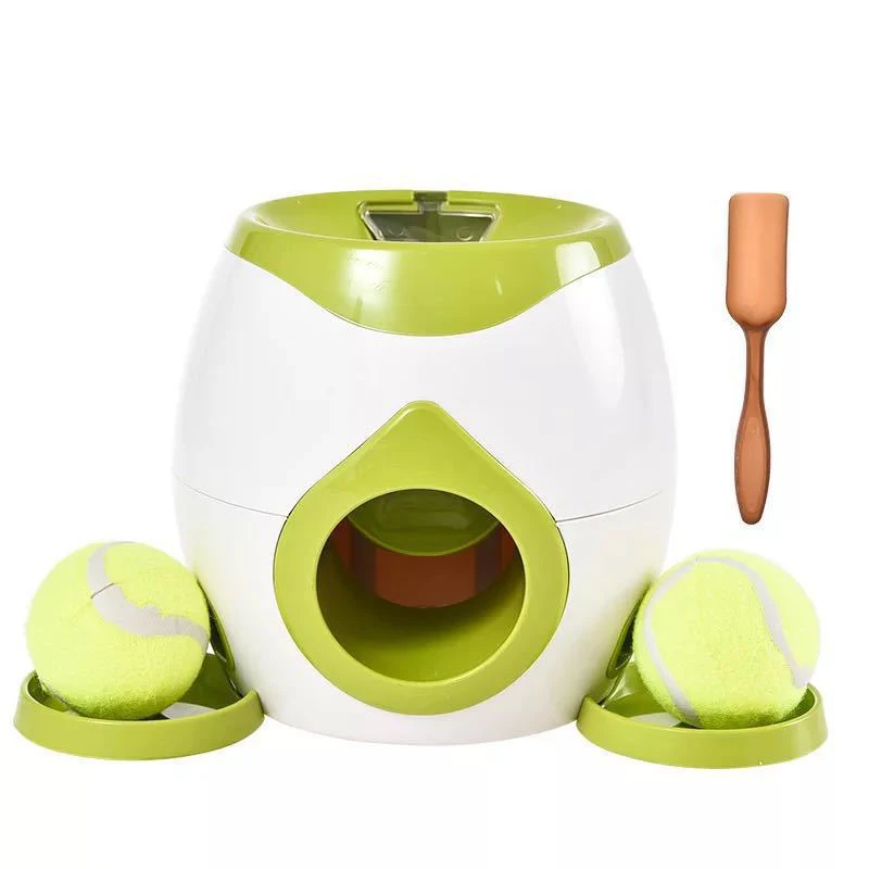 Pet Ball Throwing Game Automatic Feeder Launcher Interactive Dog Fetch And Treat Dispenser Treat Toy Reward Machine