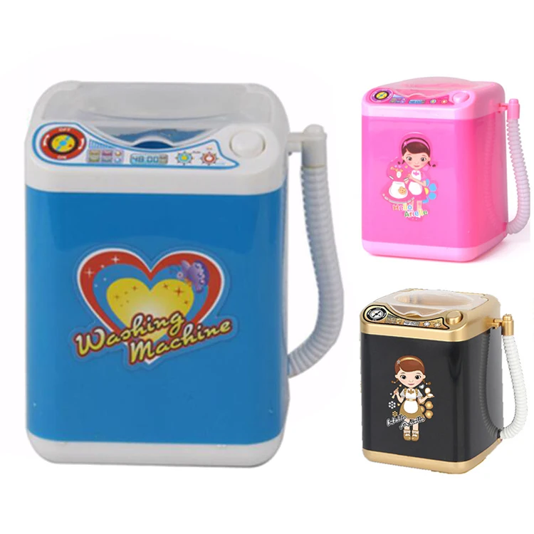 
Portable Electric Cosmetic Brush Powder Puff Cleaning Blender Tool Beauty Washing Machine Kid Small Girl Plastic Toys 