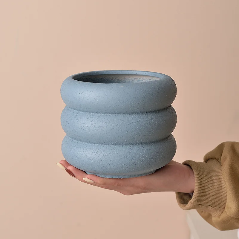 20224new design colorful succulent planter ceramic pot plant flower pots ceramic pots for indoor plants