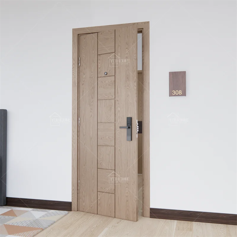 Yohome professional manufacturer residential interior doors solid core interior doors interior construction end door