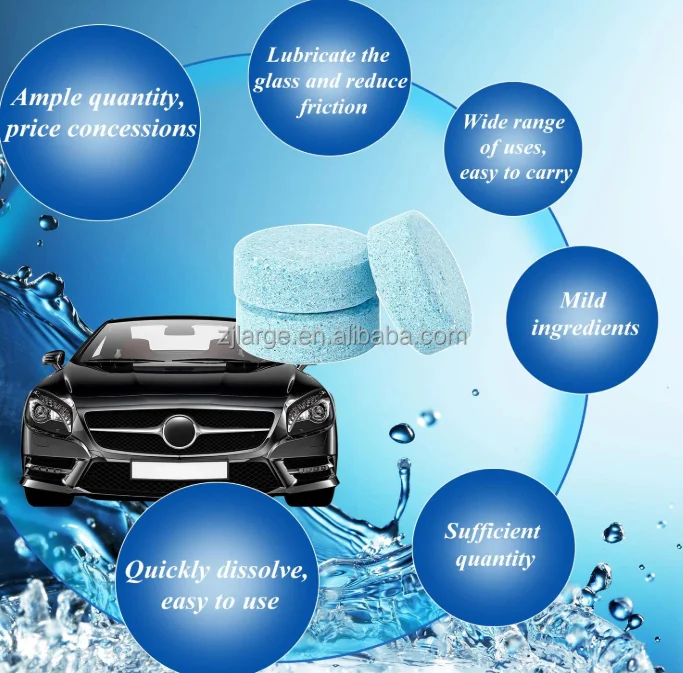 Car Windscreen Windshield Glass Cleaner Effervescent Tablets